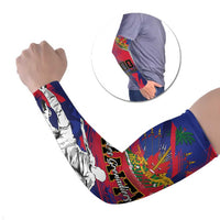 Custom Ekip Foutbol Ayiti 2026 Arm Sleeves Haiti Grenadye Alaso - Wonder Print Shop