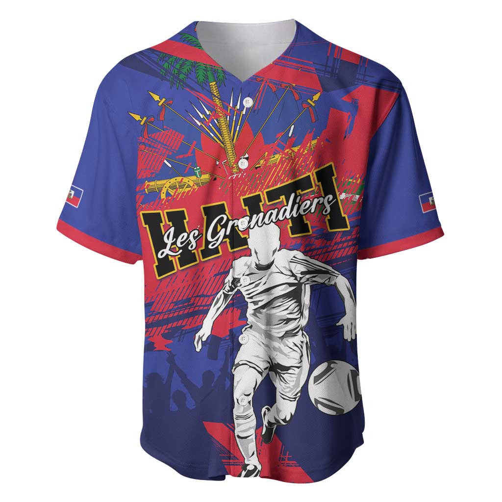 Custom Ekip Foutbol Ayiti 2026 Baseball Jersey Haiti Grenadye Alaso - Wonder Print Shop