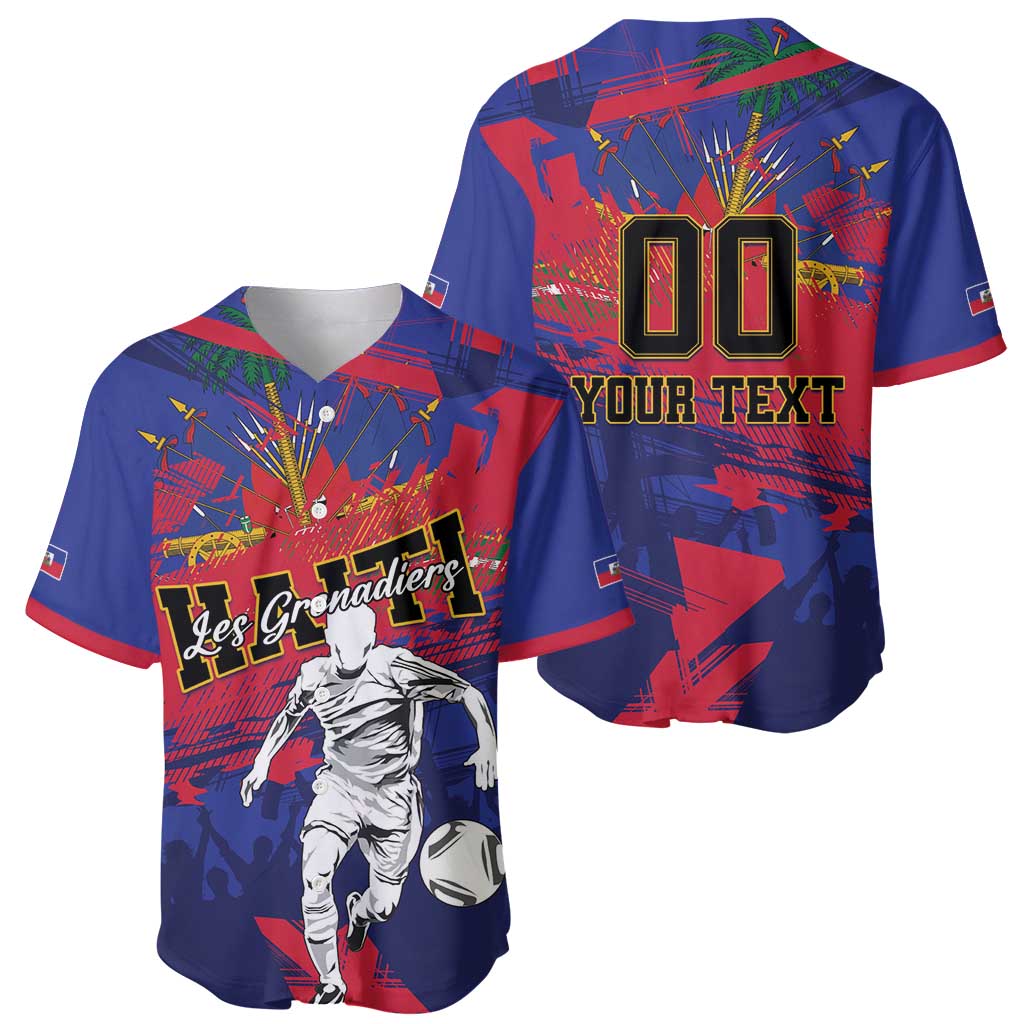 Custom Ekip Foutbol Ayiti 2026 Baseball Jersey Haiti Grenadye Alaso - Wonder Print Shop