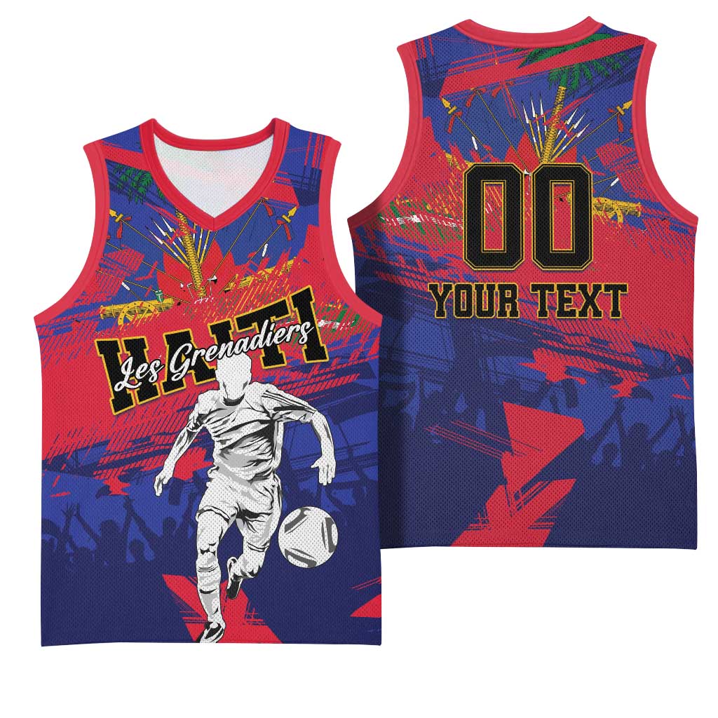 Custom Ekip Foutbol Ayiti 2026 Basketball Jersey Haiti Grenadye Alaso - Wonder Print Shop