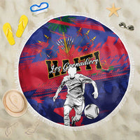 Ekip Foutbol Ayiti 2026 Beach Blanket Haiti Grenadye Alaso - Wonder Print Shop