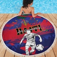 Ekip Foutbol Ayiti 2026 Beach Blanket Haiti Grenadye Alaso - Wonder Print Shop