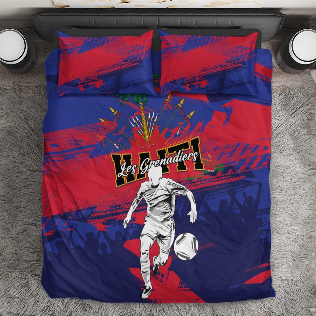 Ekip Foutbol Ayiti 2026 Bedding Set Haiti Grenadye Alaso - Wonder Print Shop