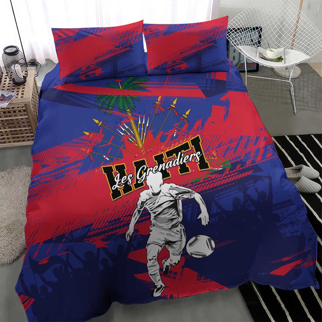 Ekip Foutbol Ayiti 2026 Bedding Set Haiti Grenadye Alaso - Wonder Print Shop