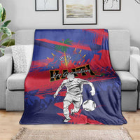 Ekip Foutbol Ayiti 2026 Blanket Haiti Grenadye Alaso - Wonder Print Shop