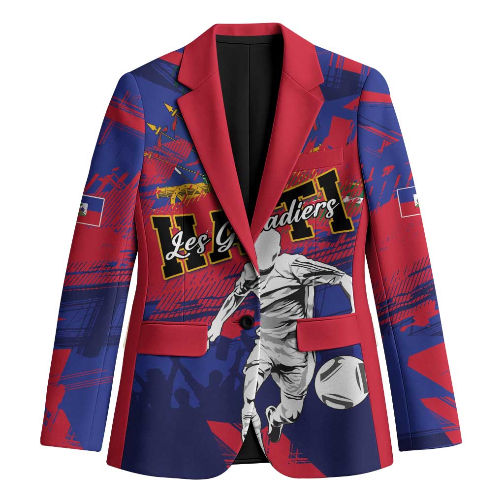Custom Ekip Foutbol Ayiti 2026 Blazer Haiti Grenadye Alaso - Wonder Print Shop