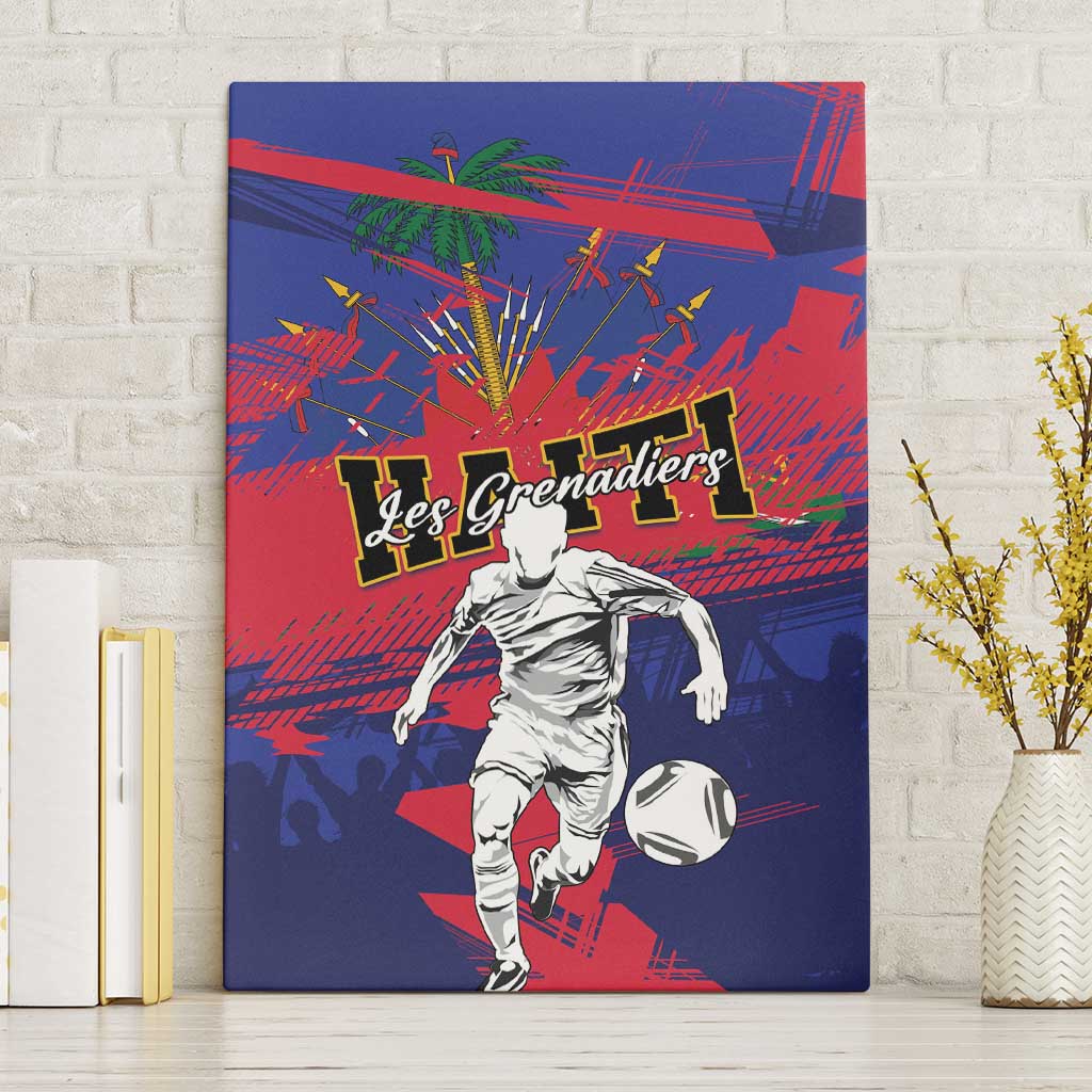 Ekip Foutbol Ayiti 2026 Canvas Wall Art Haiti Grenadye Alaso - Wonder Print Shop