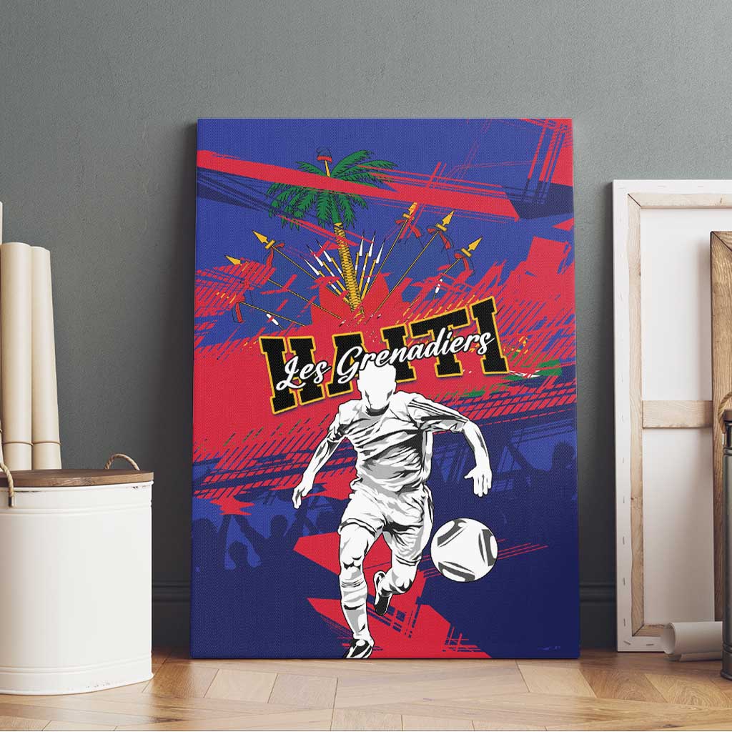Ekip Foutbol Ayiti 2026 Canvas Wall Art Haiti Grenadye Alaso - Wonder Print Shop