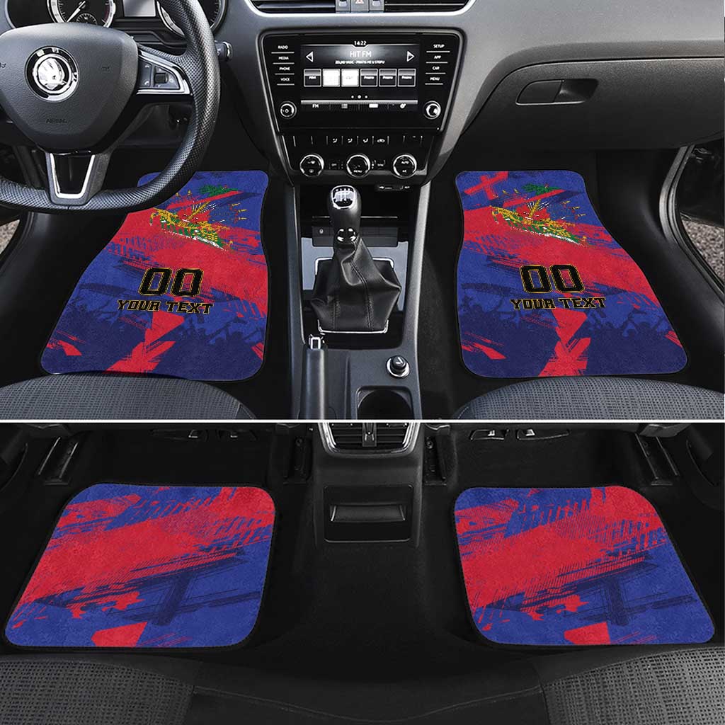 Custom Ekip Foutbol Ayiti 2026 Car Mats Haiti Grenadye Alaso - Wonder Print Shop