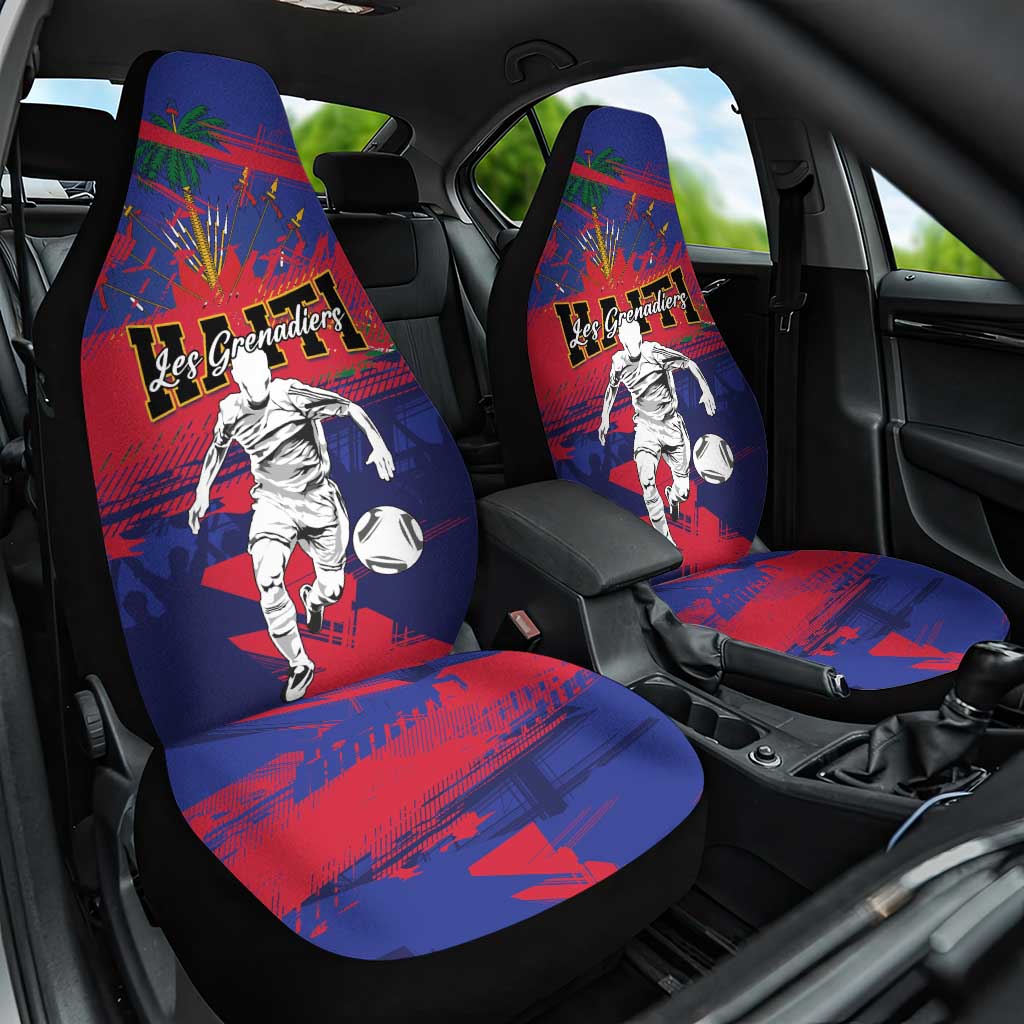 Ekip Foutbol Ayiti 2026 Car Seat Cover Haiti Grenadye Alaso - Wonder Print Shop