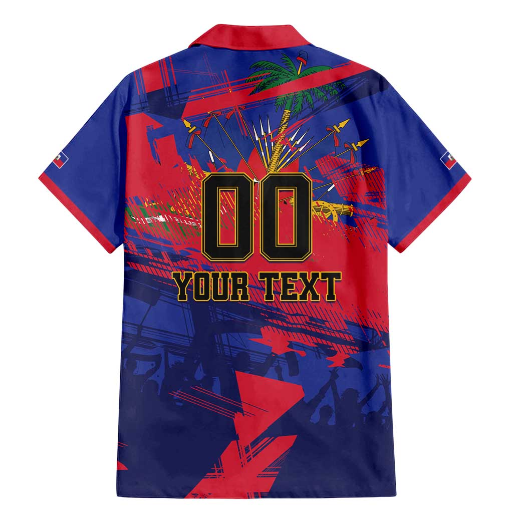 Custom Ekip Foutbol Ayiti 2026 Family Matching Mermaid Dress and Hawaiian Shirt Haiti Grenadye Alaso - Wonder Print Shop