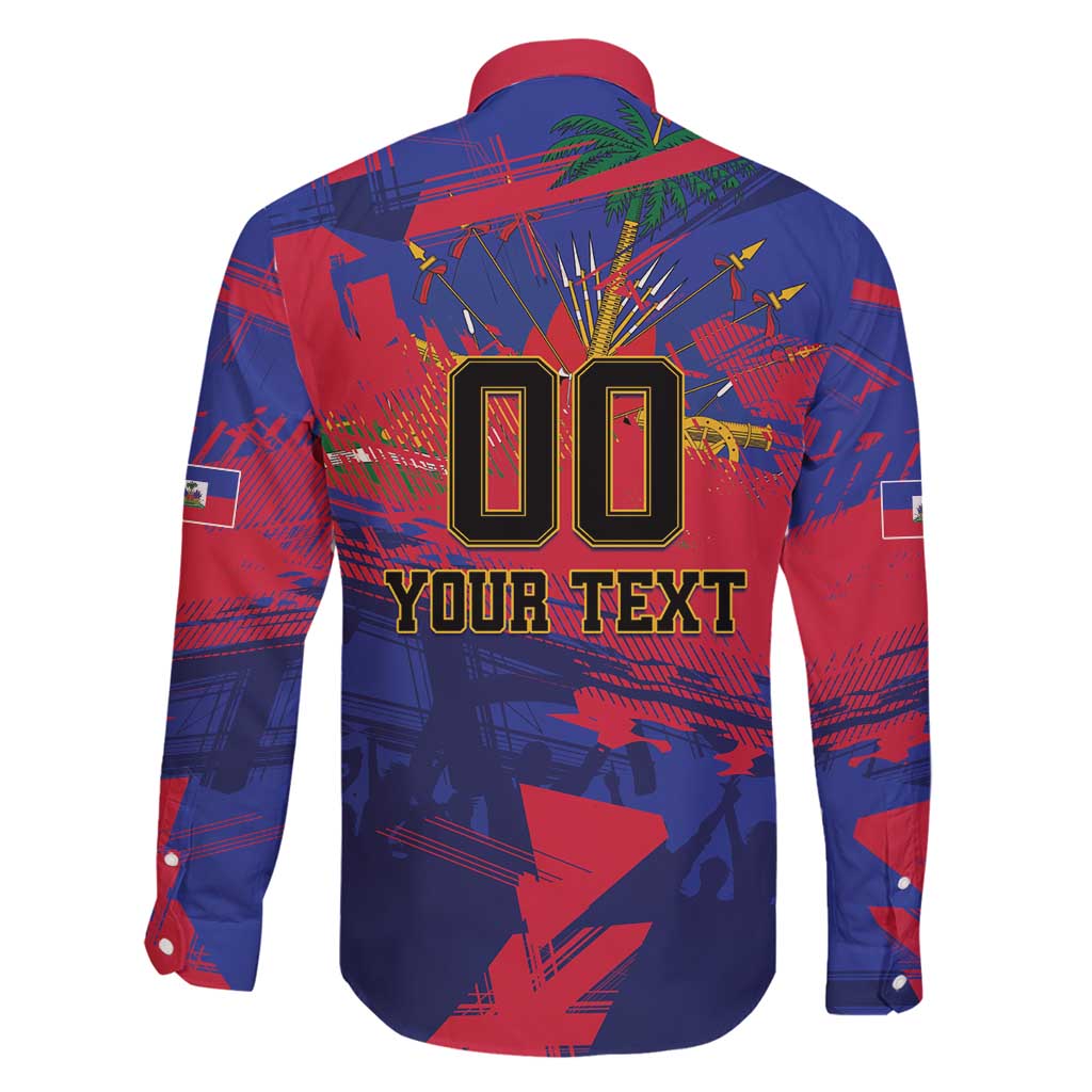 Custom Ekip Foutbol Ayiti 2026 Family Matching Puletasi and Hawaiian Shirt Haiti Grenadye Alaso - Wonder Print Shop