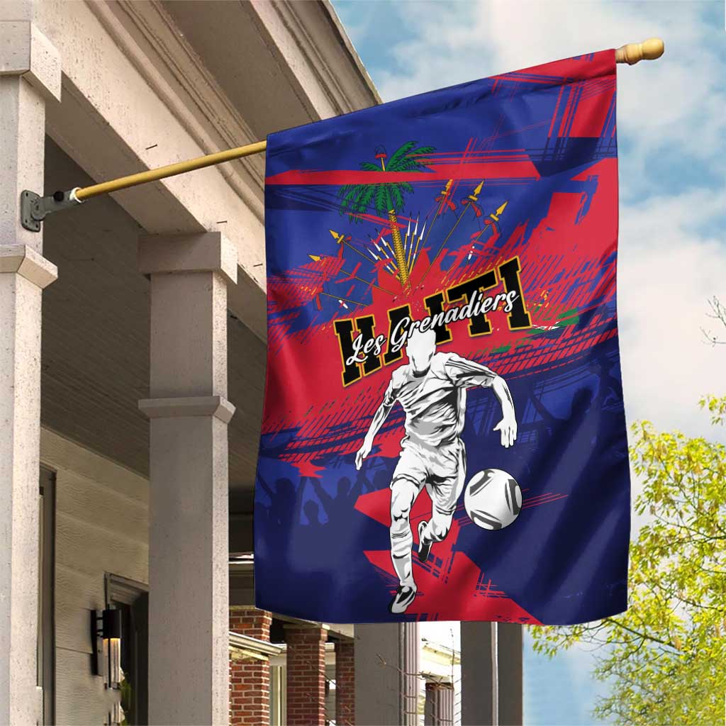 Ekip Foutbol Ayiti 2026 Garden Flag Haiti Grenadye Alaso - Wonder Print Shop