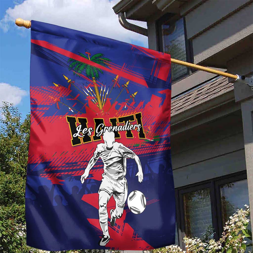 Ekip Foutbol Ayiti 2026 Garden Flag Haiti Grenadye Alaso - Wonder Print Shop