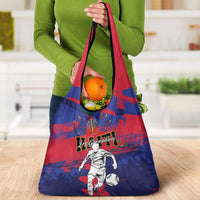 Ekip Foutbol Ayiti 2026 Grocery Bag Haiti Grenadye Alaso - Wonder Print Shop