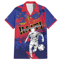 Custom Ekip Foutbol Ayiti 2026 Hawaiian Shirt Haiti Grenadye Alaso - Wonder Print Shop