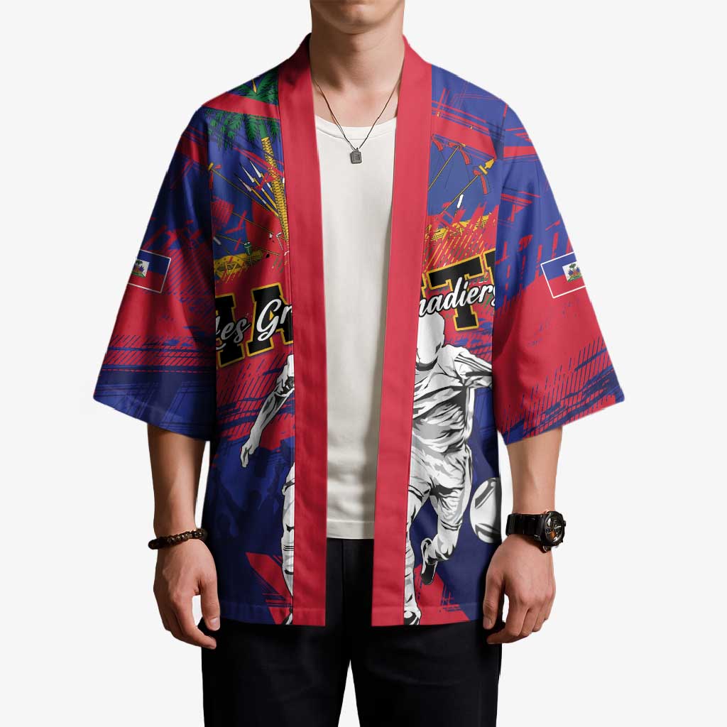Custom Ekip Foutbol Ayiti 2026 Kimono Haiti Grenadye Alaso - Wonder Print Shop