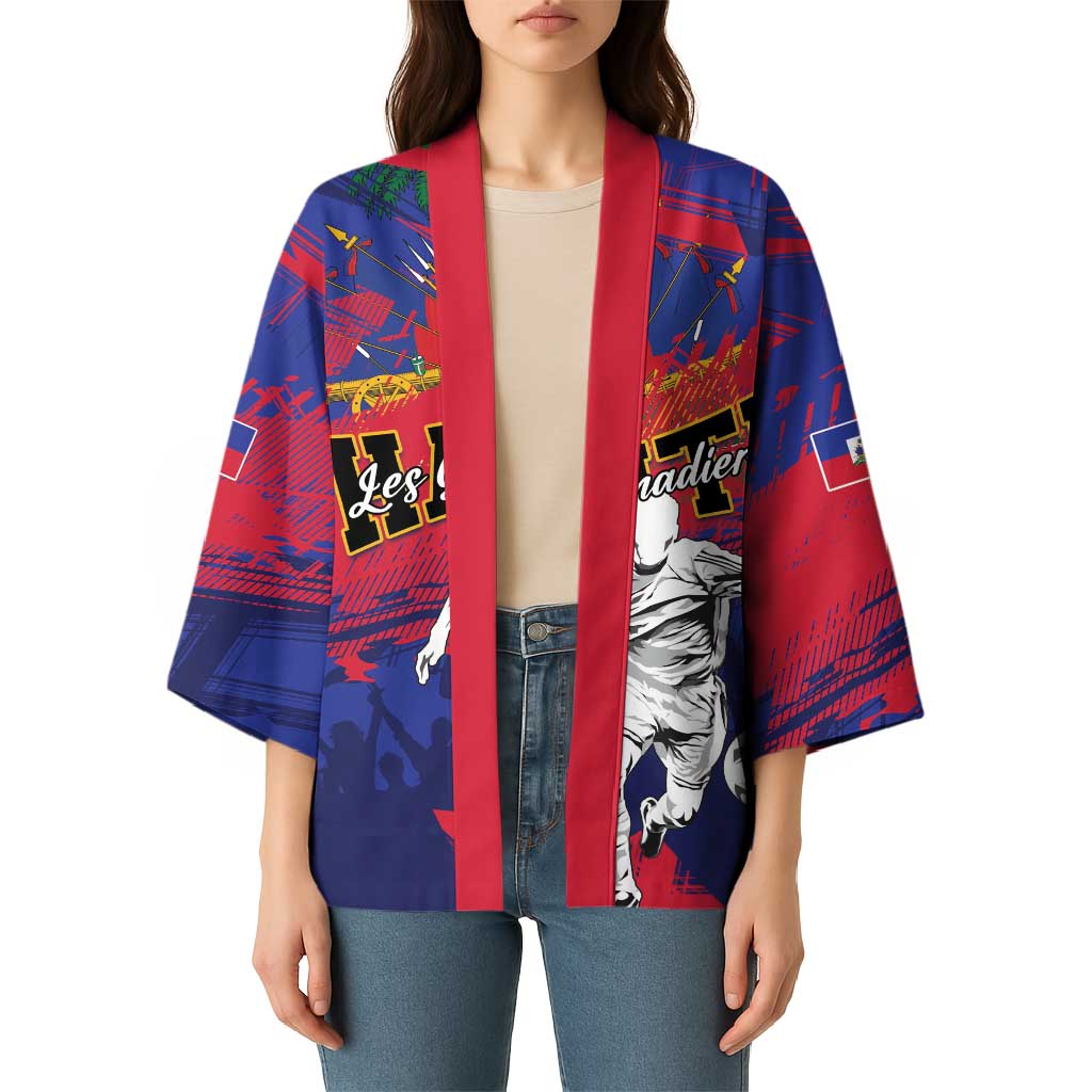 Custom Ekip Foutbol Ayiti 2026 Kimono Haiti Grenadye Alaso - Wonder Print Shop