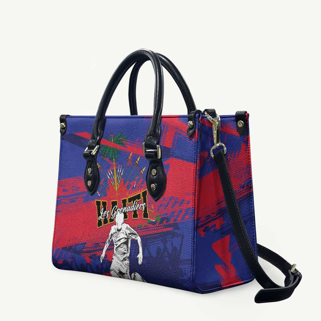 Ekip Foutbol Ayiti 2026 Leather Bag Haiti Grenadye Alaso - Wonder Print Shop