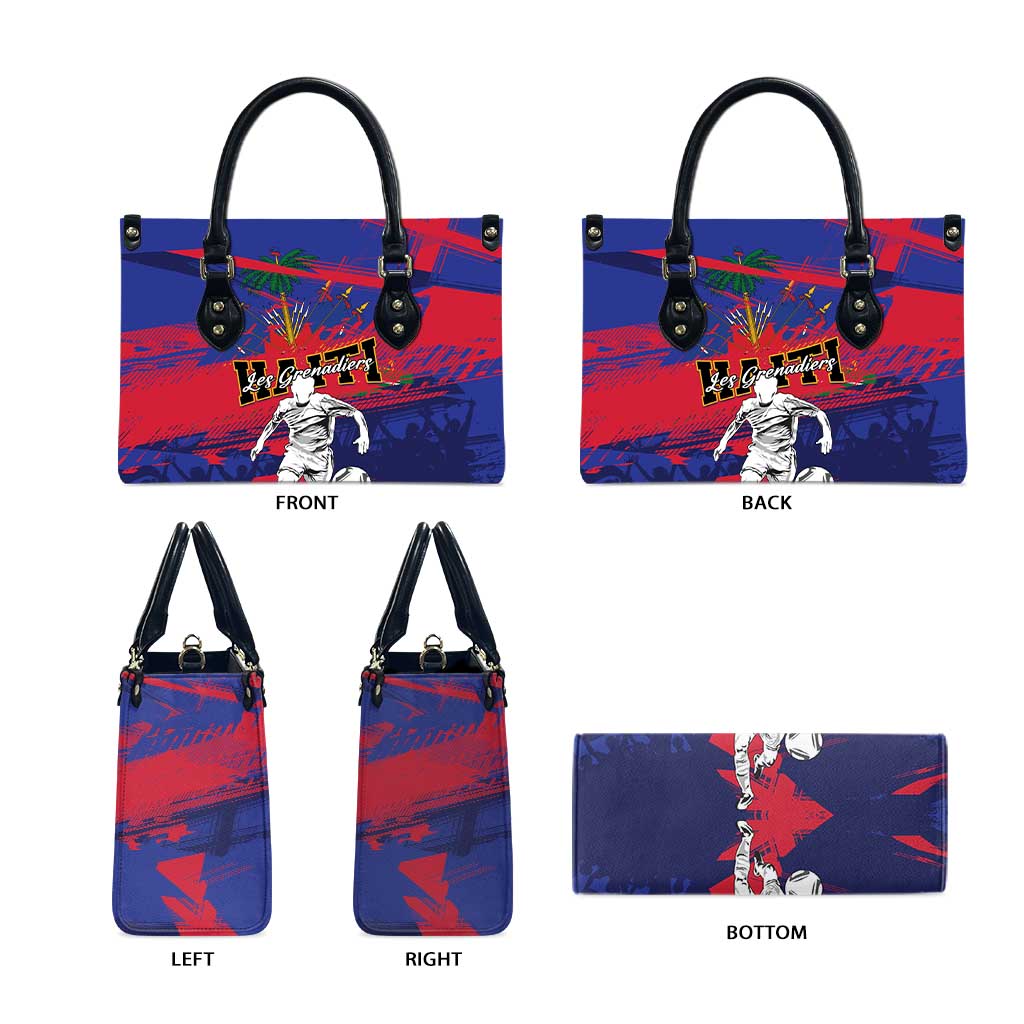 Ekip Foutbol Ayiti 2026 Leather Bag Haiti Grenadye Alaso - Wonder Print Shop