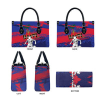 Ekip Foutbol Ayiti 2026 Leather Bag Haiti Grenadye Alaso - Wonder Print Shop