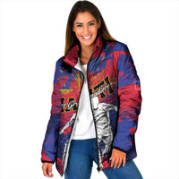 Custom Ekip Foutbol Ayiti 2026 Padded Jacket Haiti Grenadye Alaso - Wonder Print Shop