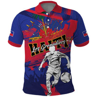 Custom Ekip Foutbol Ayiti 2026 Polo Shirt Haiti Grenadye Alaso - Wonder Print Shop