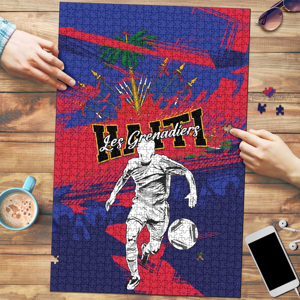 Ekip Foutbol Ayiti 2026 Puzzle Haiti Grenadye Alaso - Wonder Print Shop