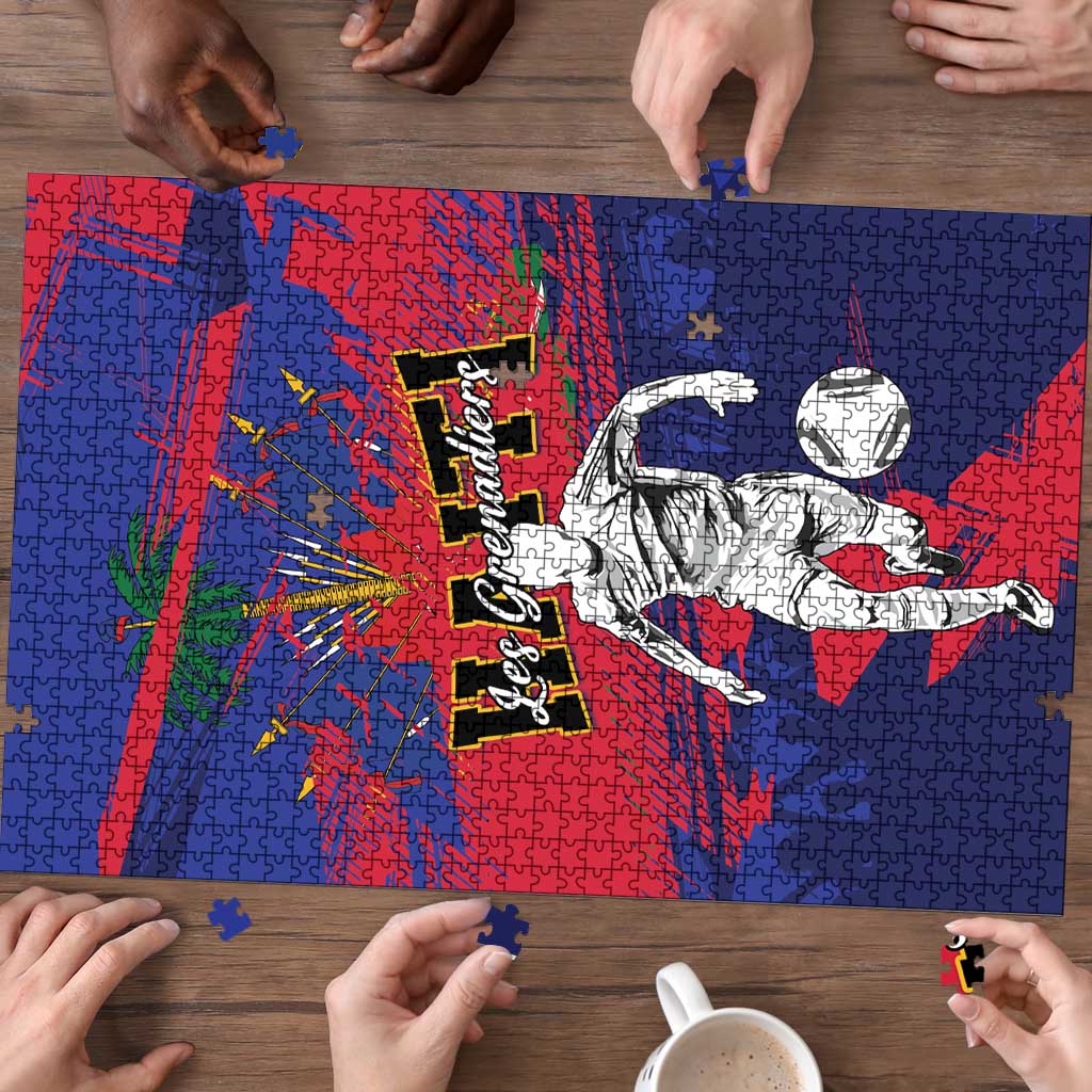 Ekip Foutbol Ayiti 2026 Puzzle Haiti Grenadye Alaso - Wonder Print Shop