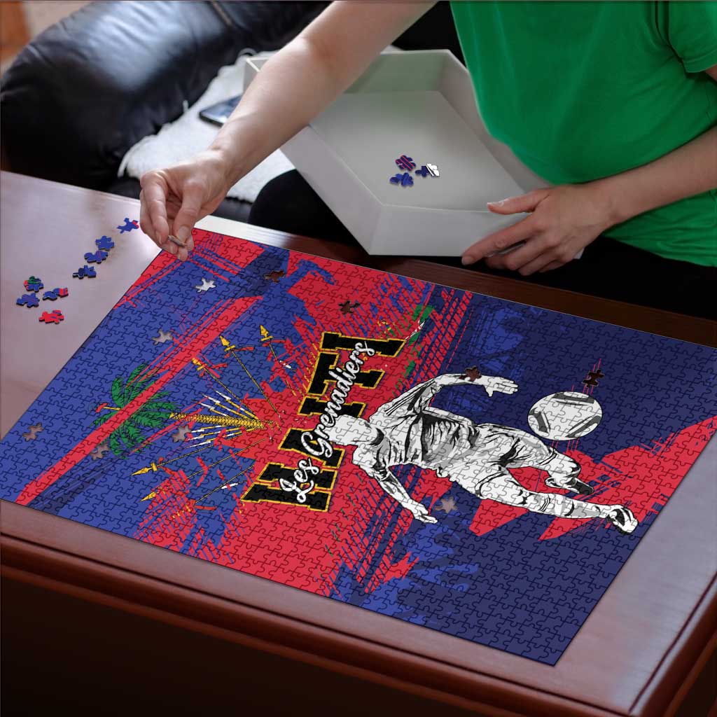 Ekip Foutbol Ayiti 2026 Puzzle Haiti Grenadye Alaso - Wonder Print Shop