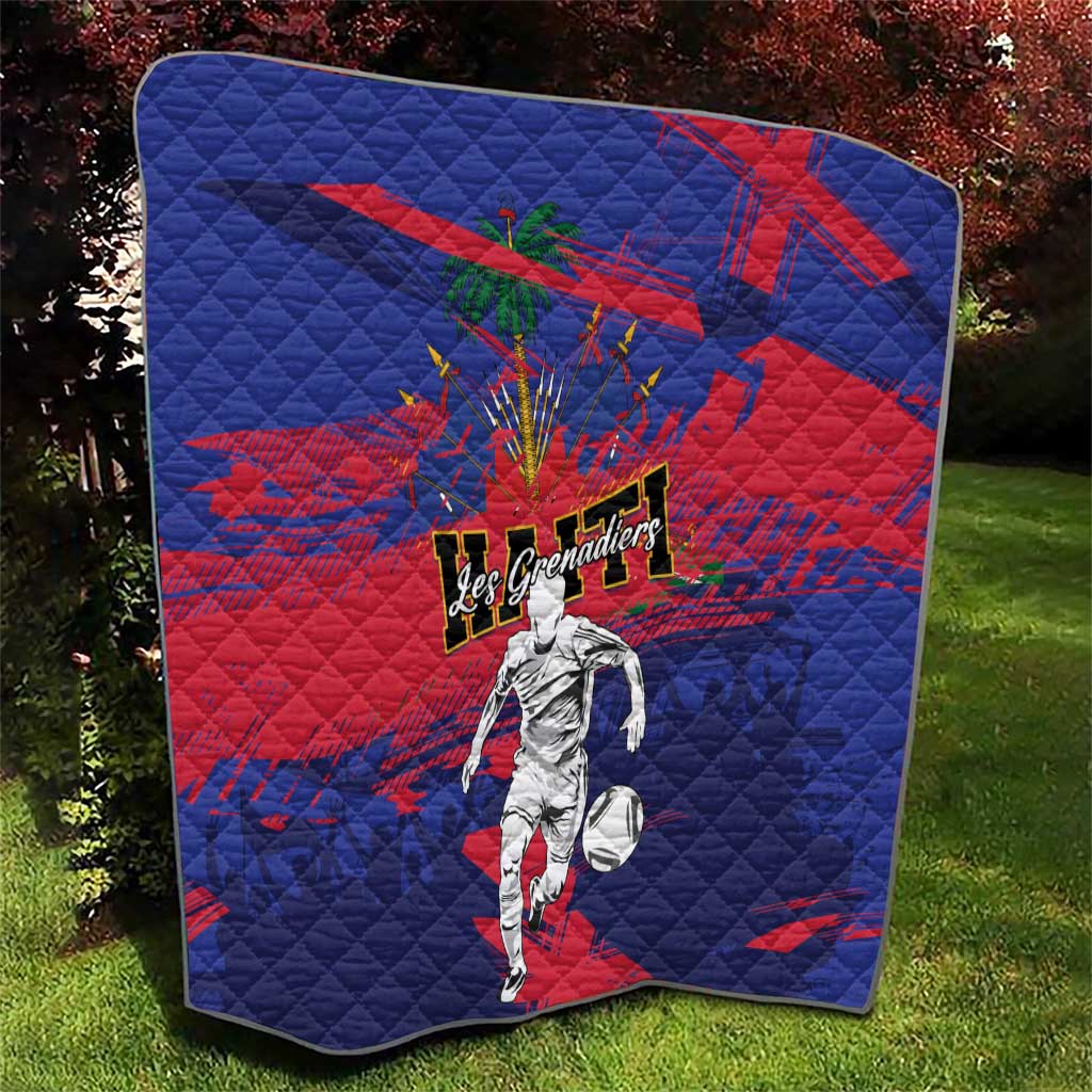 Ekip Foutbol Ayiti 2026 Quilt Haiti Grenadye Alaso - Wonder Print Shop