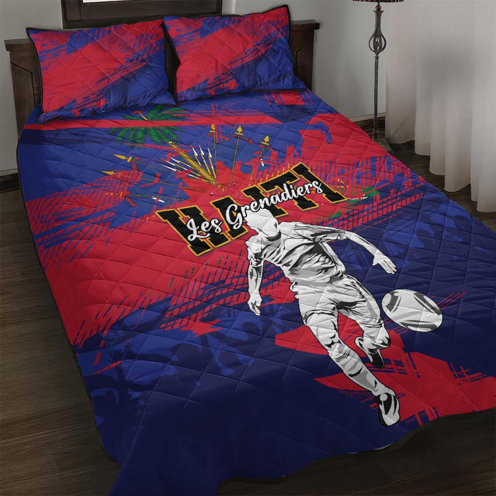 Ekip Foutbol Ayiti 2026 Quilt Bed Set Haiti Grenadye Alaso - Wonder Print Shop