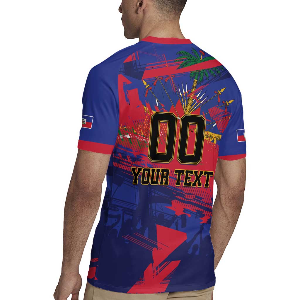 Custom Ekip Foutbol Ayiti 2026 Rugby Jersey Haiti Grenadye Alaso - Wonder Print Shop