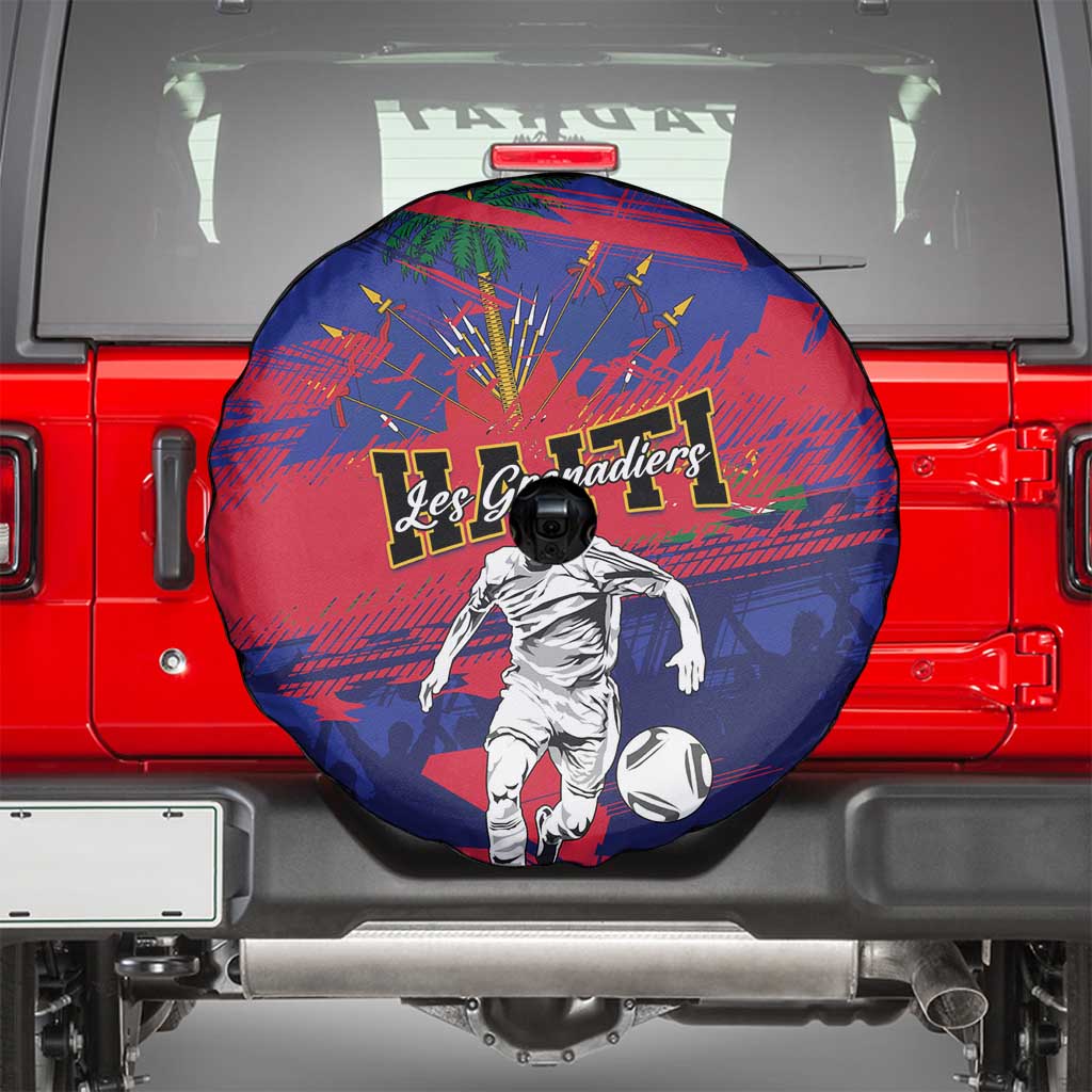 Ekip Foutbol Ayiti 2026 Spare Tire Cover Haiti Grenadye Alaso - Wonder Print Shop