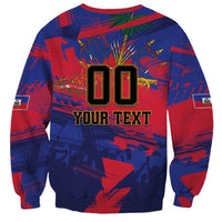 Custom Ekip Foutbol Ayiti 2026 Sweatshirt Haiti Grenadye Alaso - Wonder Print Shop