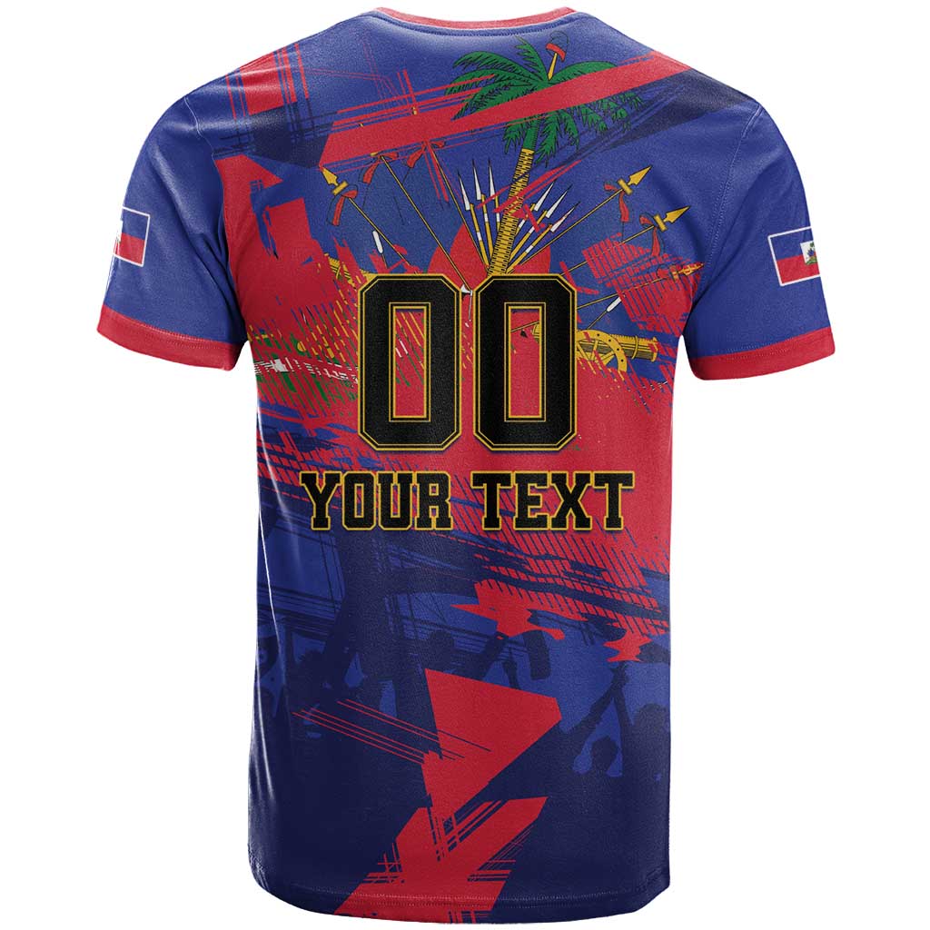 Custom Ekip Foutbol Ayiti 2026 T Shirt Haiti Grenadye Alaso - Wonder Print Shop