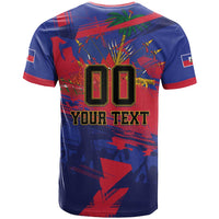 Custom Ekip Foutbol Ayiti 2026 T Shirt Haiti Grenadye Alaso - Wonder Print Shop