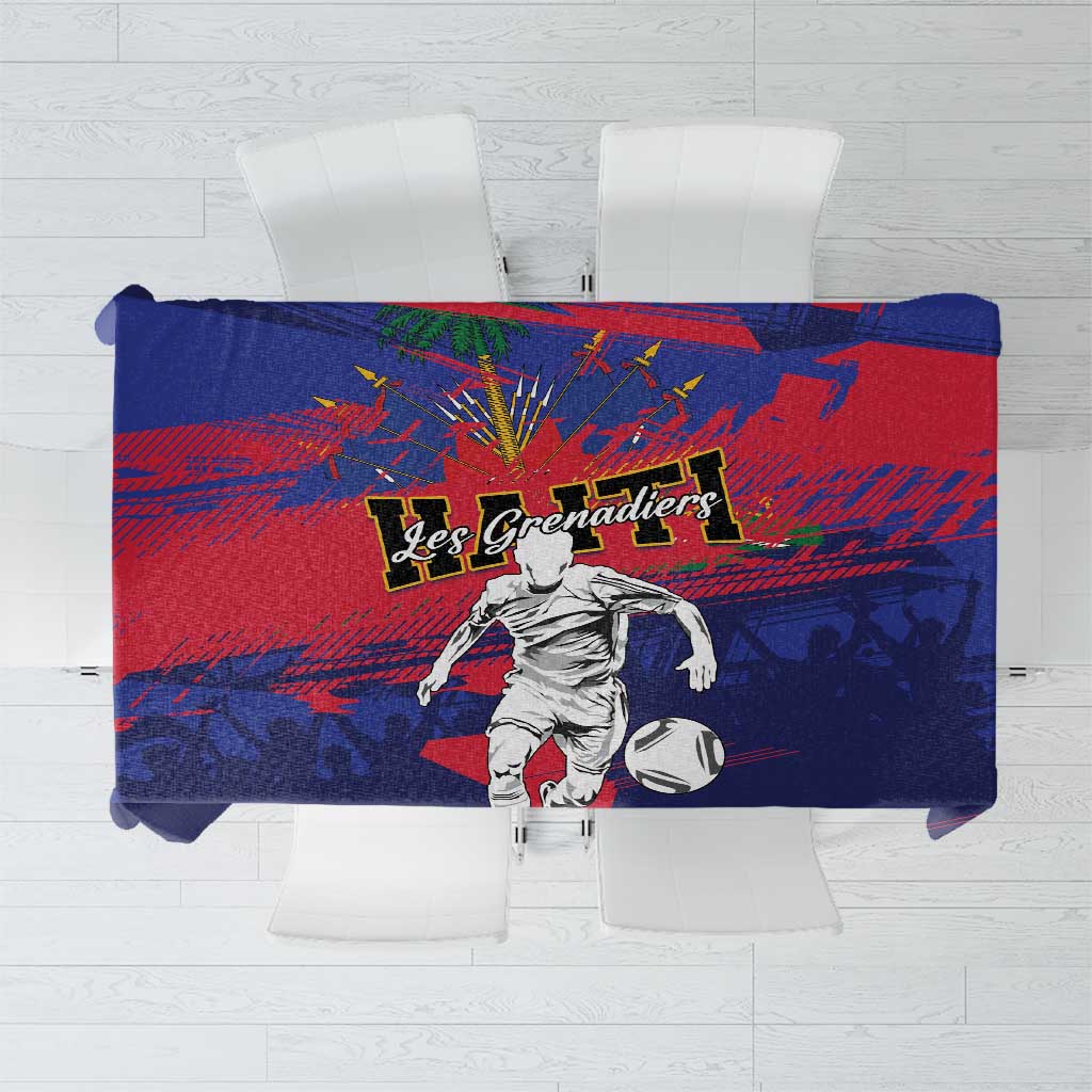 Ekip Foutbol Ayiti 2026 Tablecloth Haiti Grenadye Alaso - undefined
