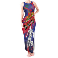 Custom Ekip Foutbol Ayiti 2026 Tank Maxi Dress Haiti Grenadye Alaso - Wonder Print Shop