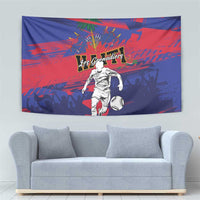 Ekip Foutbol Ayiti 2026 Tapestry Haiti Grenadye Alaso - Wonder Print Shop