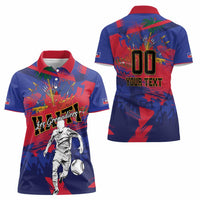 Custom Ekip Foutbol Ayiti 2026 Women Polo Shirt Haiti Grenadye Alaso - Wonder Print Shop