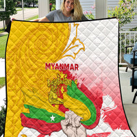 Myanmar Independence Day Quilt Brahmadesh Kanote Pattern - Wonder Print Shop