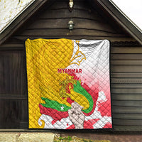 Myanmar Independence Day Quilt Brahmadesh Kanote Pattern - Wonder Print Shop