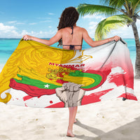 Myanmar Independence Day Sarong Brahmadesh Kanote Pattern - Wonder Print Shop