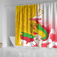 myanmar-independence-day-shower-curtain-brahmadesh-kanote-pattern