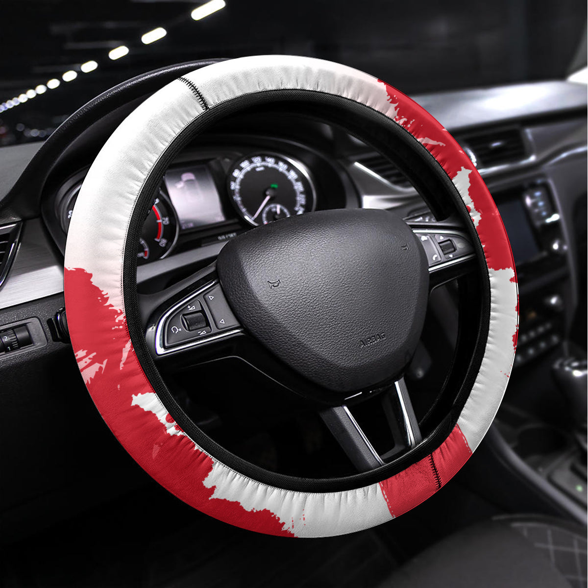 Myanmar Independence Day Steering Wheel Cover Brahmadesh Kanote Pattern - Wonder Print Shop