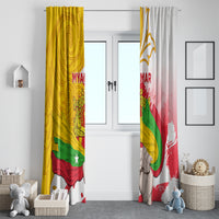 Myanmar Independence Day Window Curtain Brahmadesh Kanote Pattern - Wonder Print Shop