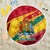 Grenada Independence Day Beach Blanket Gwenad Bougainvillea Sparkle Version - Wonder Print Shop