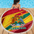 Grenada Independence Day Beach Blanket Gwenad Bougainvillea Sparkle Version - Wonder Print Shop