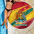 Grenada Independence Day Beach Blanket Gwenad Bougainvillea Sparkle Version - Wonder Print Shop
